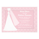 Invitación nupcial de la ducha del damasco elegant