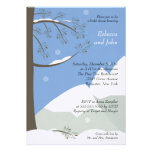 Invitación nupcial de la ducha del invierno 5x7 de
