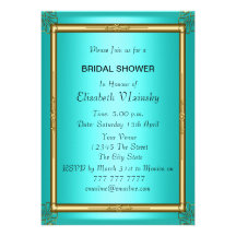 Invitación nupcial de la ducha del trullo