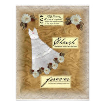 Invitación nupcial de la ducha del vestido del vin