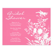 Invitación nupcial de la ducha del Wildflower invitaciones