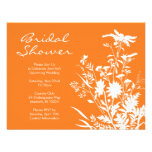 Invitación nupcial de la ducha del Wildflower