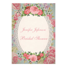 Invitación nupcial elegante de la ducha