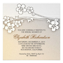 invitación nupcial hermosa de la ducha de Sakura