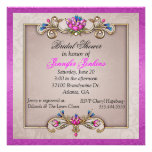 Invitación nupcial romántica de la ducha del Viejo