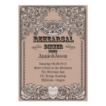 Invitación occidental sofisticada de la cena del e