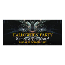 Invitación oscura del fiesta de Halloween del ánge