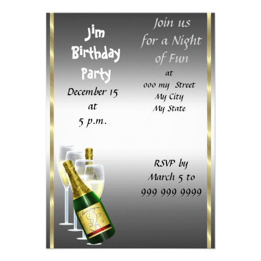 de cumpleanos para hombre de la invitacion de la fiesta de cumpleanos ...