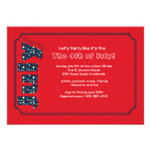 Invitación patriótica del marco doble