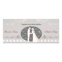 Invitación personalizada boda romántico
