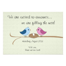 Invitación personalizada linda del embarazo