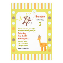 Invitación plana de la fiesta de cumpleaños de los
