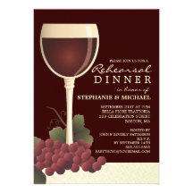 Invitación preciosa del vino y de la cena del ensa