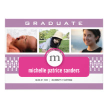 Invitación profunda del graduado del renacimiento 