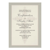 Invitación religiosa de la filigrana cruzada
