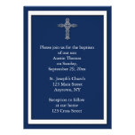 Invitación religiosa de los azules marinos