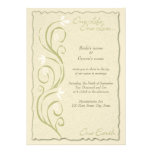 Invitación respetuosa del medio ambiente del boda