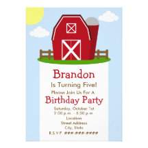 Invitación roja de la fiesta de cumpleaños de la g