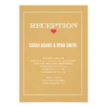 Invitación roja de la recepción nupcial del oro li