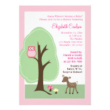Invitación (rosada) de la fiesta de bienvenida al 