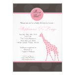 invitación rosada de la fiesta de bienvenida al be