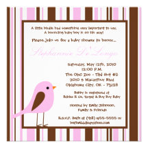 invitación rosada de la fiesta de bienvenida al be