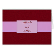 Invitación rosada del boda tarjetón