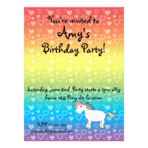 Invitación rosada del cumpleaños del caballo