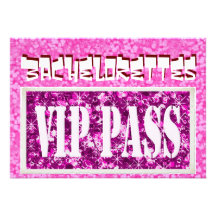 Invitación rosada del fiesta de Bachelorette vip