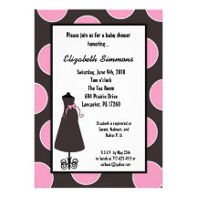 invitación rosada gris de la fiesta de bienvenida 