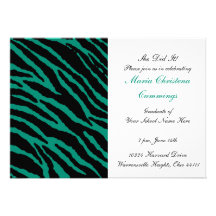 Invitación salvaje de la graduación de la impresió