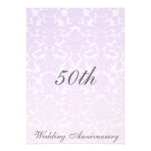 Invitación simple del aniversario de boda del dama