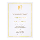 Invitación simple del boda de la elegancia de la d