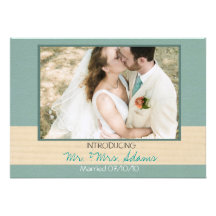 Invitación simple y clásica de la boda