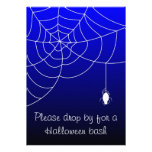 Invitación social de Halloween de la araña