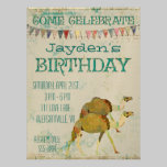 Invitación soñadora del cumpleaños de los camellos invitaciones