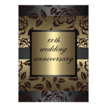 Invitación subió oro del aniversario de boda