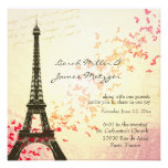 Invitación temática del boda de París