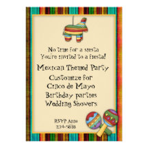 Invitación temática mexicana