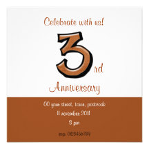 Invitación tonta del aniversario del chocolate del