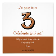 Invitación tonta del cumpleaños del chocolate del 