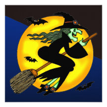 Invitación traviesa del fiesta de Halloween de la 