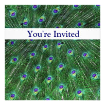 Invitación verde del cumpleaños del remolino del p
