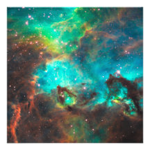 Invitación verde del cúmulo de estrellas de la agu