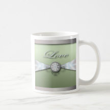 Invitación y favor elegantes del boda de la verde  tazas