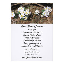 Invitaciones blancas de la reunión de familia de l comunicado