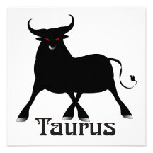 Invitaciones caprichosas del tauro anuncio personalizado