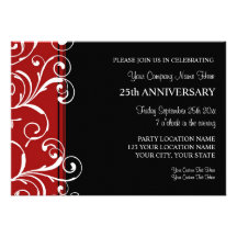 Invitaciones corporativas de la fiesta de aniversa anuncio