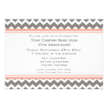 Invitaciones corporativas de la fiesta de aniversa invitacion personalizada