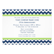 Invitaciones corporativas de la fiesta de aniversa anuncio personalizado